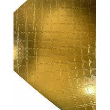 Papel Laminado Ouro Matelassê A4 180g 5 Folhas