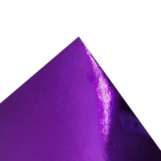 Papel Laminado Roxo A4 180g 5 Folhas Ultra Megaton