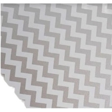 Papel Perolizado A4 180G Mini Chevron Prata 5 Folhas Ultra Megaton