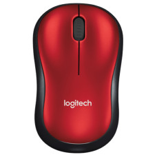 Mouse USB Wireless 1000Dpi Vermelho M185 Logitech