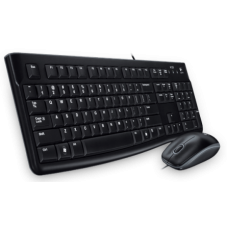 Teclado e Mouse USB com fio MK120 Logitech