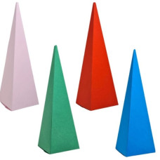 Caixa Pirâmide Color Plus 5 unidades