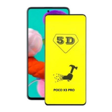 Película de Vidro 5D Xiaomi Poco X3 Preto