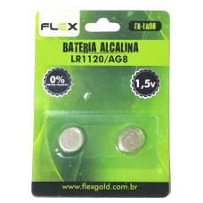 Pilha Alcalina LR1120/AG8 FX-LR08 FLEX