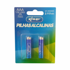 Pilha AAA Alcalina com 2 KP-2900AAA Knup