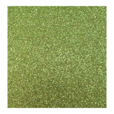 Placa de EVA com Glitter 400X480mm Verde Claro