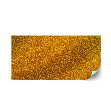 Plástico Adesivo Glitter em Rolo 45cmx1m Dourado