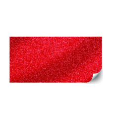 Plástico Adesivo Glitter em Rolo 45cmx1m Vermelho