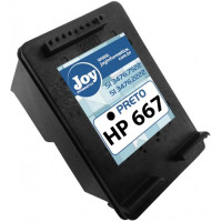 Cartucho HP 667 Preto Remanufaturado 2ml