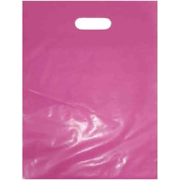 Sacola Rosa Boca de Palhaço 40x50 Tamanho GG 5 unidades