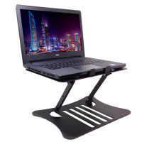 Suporte para Notebook 17 pol Metal Preto Artesanal