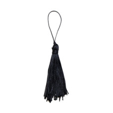 Tassel Preto 8cm com 10 unidades
