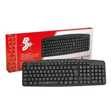 Teclado Multimídia USB Office Preto 015-0074 5+