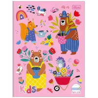 Caderno Brochura 1/4 96 Folhas Capa Dura Sapeca Kids Feminino Tilibra
