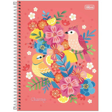 Caderno Universitário 80 Folhas 1 Matéria Capa Dura Charme Tilibra