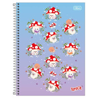 Caderno Universitário 80 Folhas 1 Matéria Capa Dura Space Feminino Tilibra