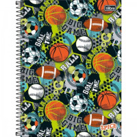 Caderno Universitário 320 Folhas 20 Matérias Capa Dura SPICE Tilibra