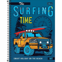 Caderno Universitário 80 Folhas 1 Matéria Capa Dura HIT Masculino Tilibra