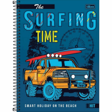 Caderno Universitário 80 Folhas 1 Matéria Capa Dura HIT Masculino Tilibra