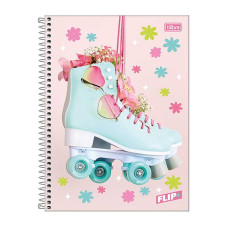Caderno 96 Folhas 1 Matéria CD Flip+ Feminino Tilibra Caderno 96 Folhas 1 Matéria CD Flip+ Feminino Tilibra