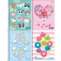 Caderno 96 Folhas 1 Matéria Like+ Feminino Tilibra
