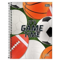 Caderno 80 Folhas 1 Matéria Capa Dura Vibe Masculino Tilibra
