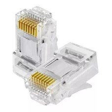 Conector RJ45 Macho Cat5 10 Unid Shinka